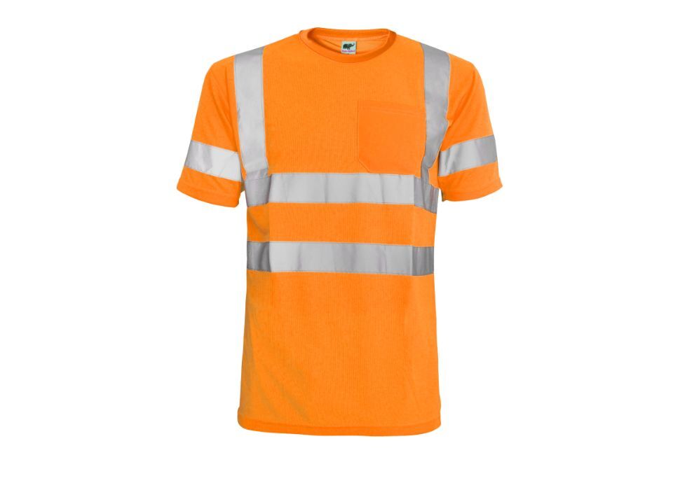 Hi Vis T Shirt ANSI Class 3 Short Sleeve