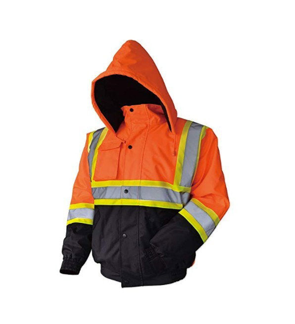 High Visibility Class III Reflective Waterproof Bomber Jacket