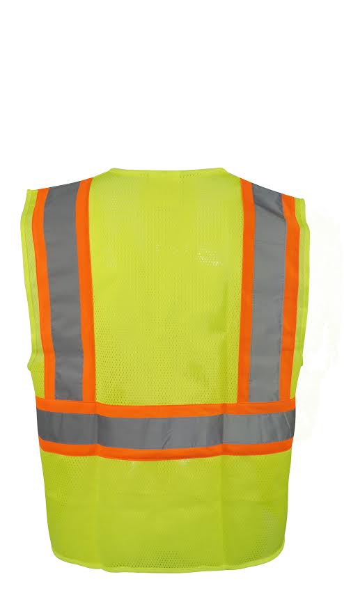 Class 2 Tone High Visibility Construction Safety Vest