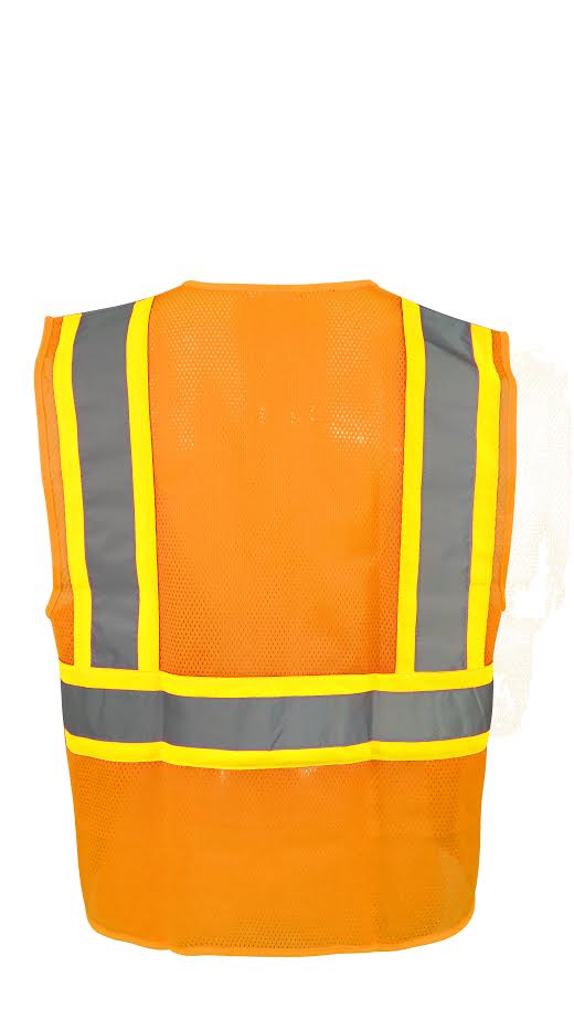 Class 2 Tone High Visibility Construction Safety Vest