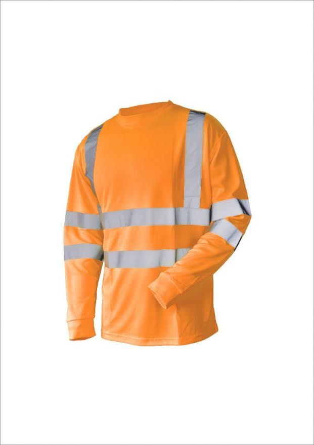 Hi Vis T Shirt ANSI Class 3 Long Sleeve