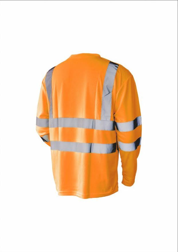 Hi Vis T Shirt ANSI Class 3 Long Sleeve