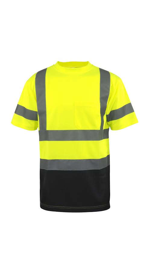 Hi Vis T Shirt ANSI Class 2 Short Sleeve