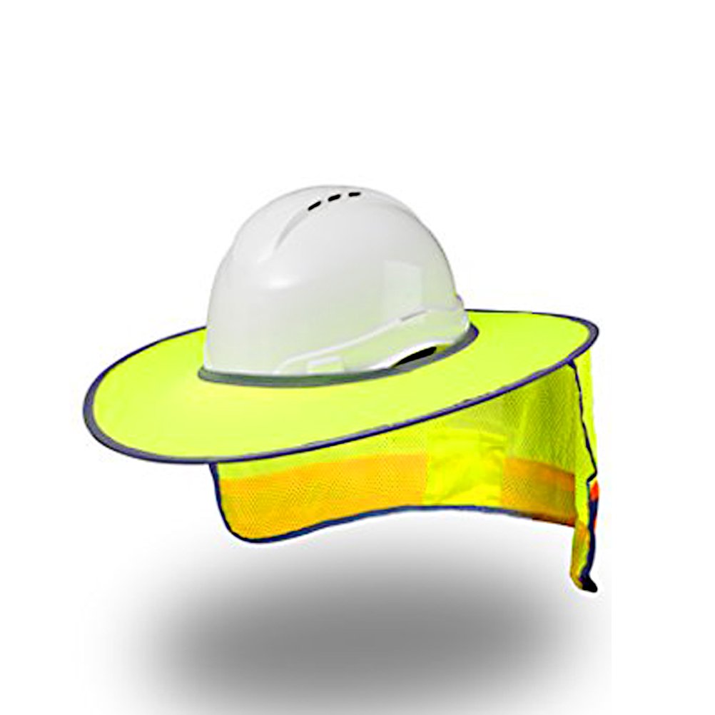 Hard Hat Sun Shield Full Brim Mesh Neck Sun Shade Protector