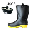 Men's BIack Winter Snow Rain Shoes Warm FIeece Lined Thermolite Rubber Insulated
