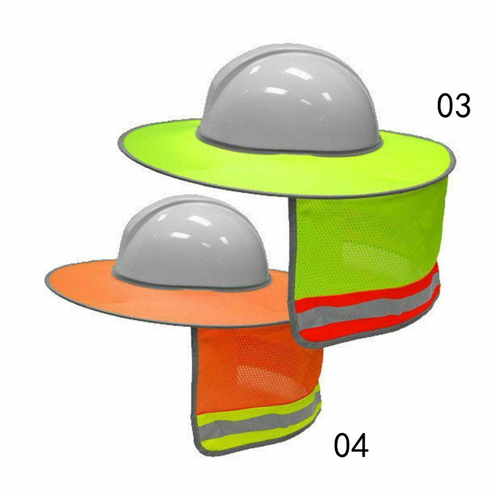 Hard Hat Sun Shield Full Brim Mesh Neck Sun Shade Protector