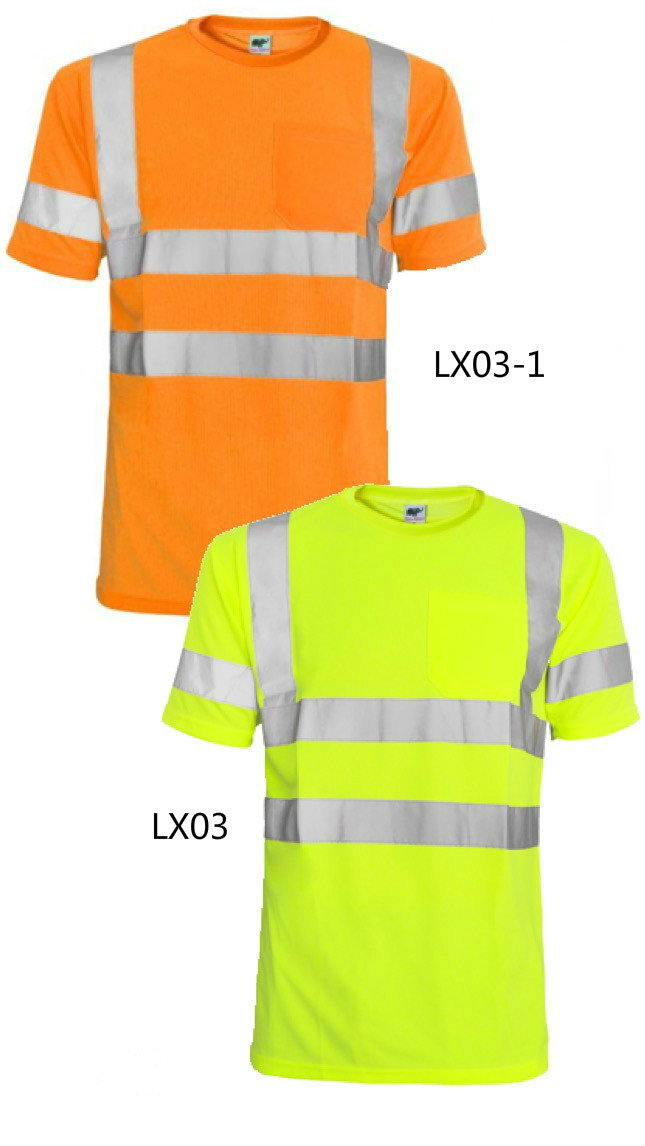 Hi Vis T Shirt ANSI Class 3 Short Sleeve