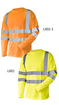 Hi Vis T Shirt ANSI Class 3 Long Sleeve