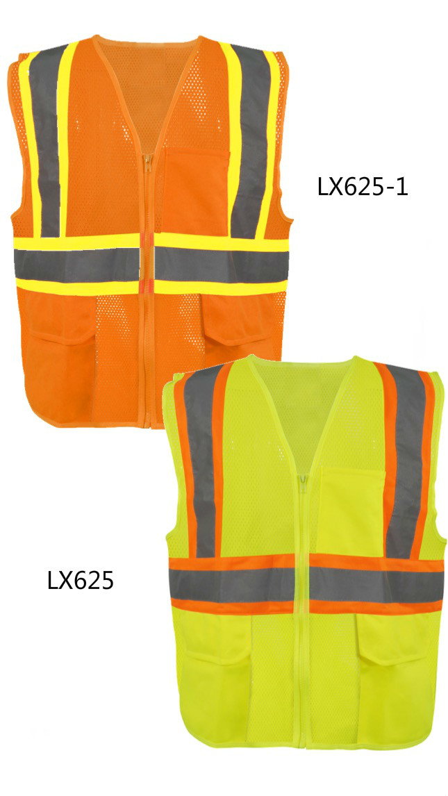 Class 2 Tone High Visibility Construction Safety Vest