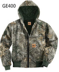 Camo Sandstone Canvas Quilted Thermal Lined Winter Duck Jacket