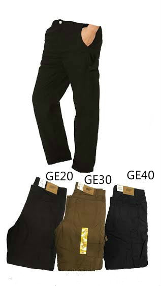 Mens Winter Cotton Fleece Lined Combat Work Pants