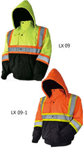 High Visibility Class III Reflective Waterproof Bomber Jacket