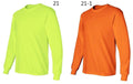 12-Piece Men's Max-dry Moisture Mesh Long Sleeve Safety T-shirt