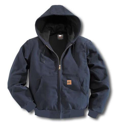 Men Sandstone Canvas Quilted Thermal Lined Winter Duck Jacket